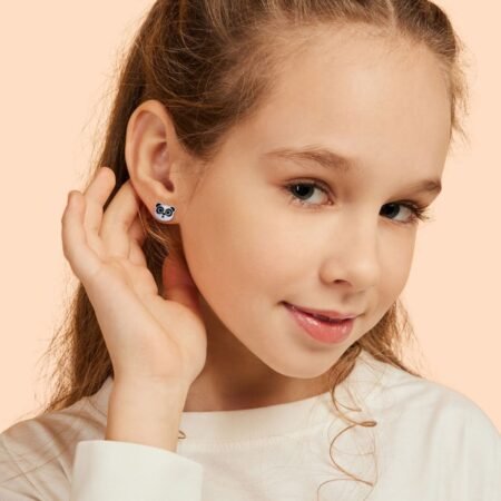 Сережки Панда з бамбуком - Зображення 3