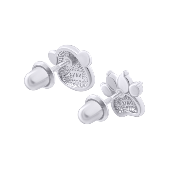 Сережки Тигренятко з лапкою - Зображення 2