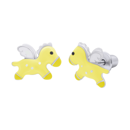 Сережки Пегас Жовтий