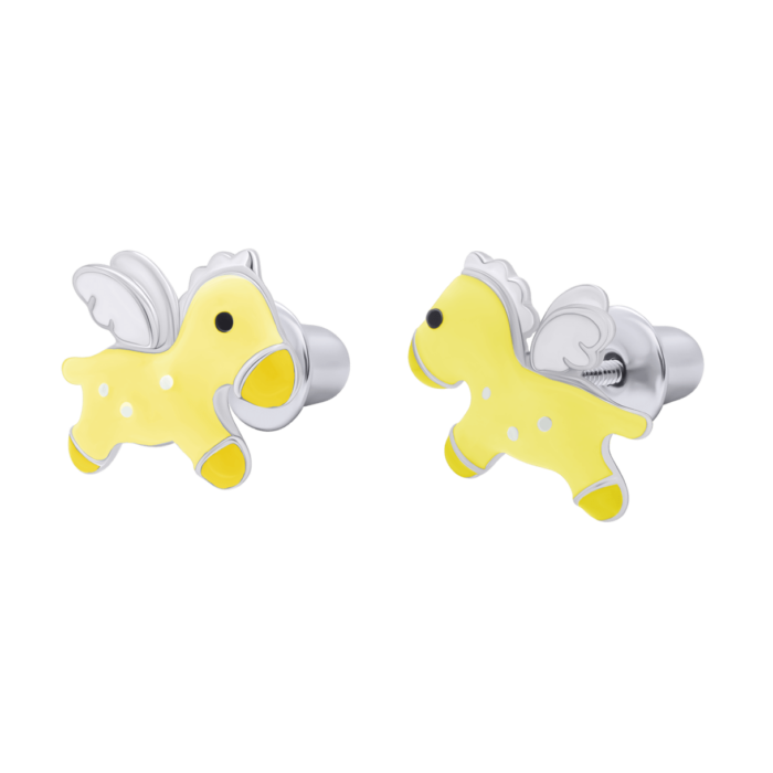 Сережки Пегас Жовтий - Зображення 2