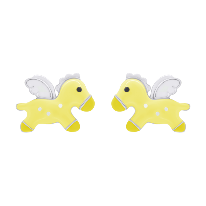 Сережки Пегас Жовтий - Зображення 3