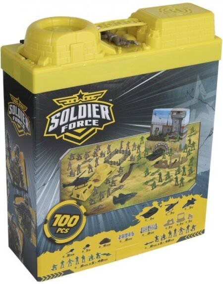 Chap Mei Ігровий набір *Солдати*  Bucket Playset (100 Pieces)/Кейс (100 ел.), 545032 - Зображення 3