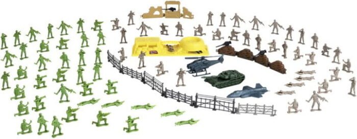 Chap Mei Ігровий набір *Солдати*  Bucket Playset (100 Pieces)/Кейс (100 ел.), 545032 - Зображення 2