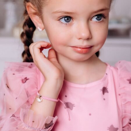 Браслет плетений Єдиноріг рожевий - Зображення 3