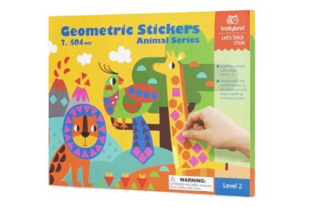 Геометрична мозаїка з наліпками *Тваринний світ*