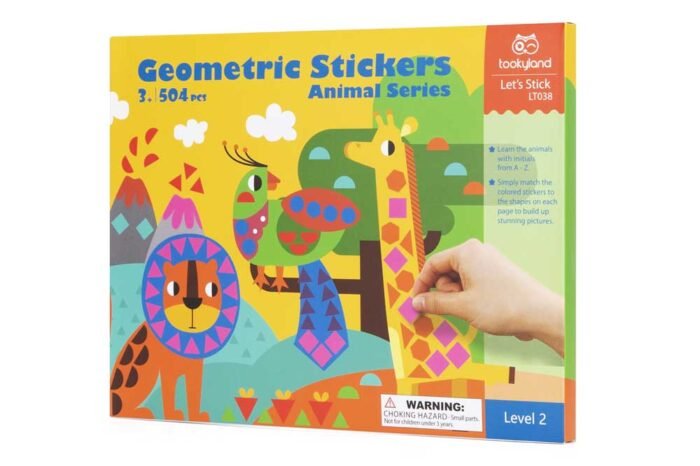 Геометрична мозаїка з наліпками *Тваринний світ* - Зображення 1