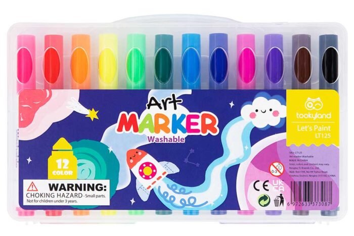 Водні маркери 12 кольорів - Зображення 1