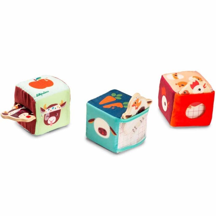 Набір м'яких кубиків Lilliputiens Ферма (83272) - Зображення 1