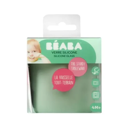 Силіконовий стакан Beaba - оливковий
