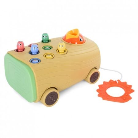 Каталочка *Нагодуй пташеня*  арт. XQS2022A (24шт/2) дятел, на мотузочку,короб. 26*13*15,5см