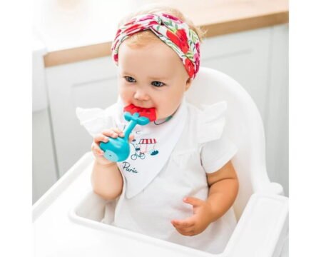 Прорізувач для зубів розвиваючий з брязкальцем *Кавунчик*  *BabyOno* - Зображення 2