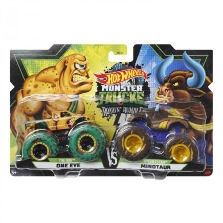 Машинки дитячі HW Monster Truck Roarin' Rumble 2-pack
