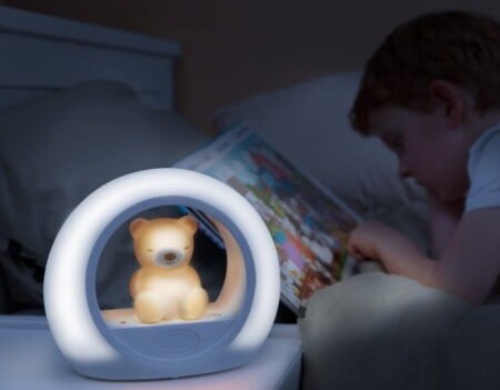 BILLY - Біллі ведмедик нічник зі звуковою активацією карамельний - Зображення 3