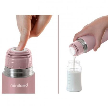 Термос для жидкостей SILKY THERMOS LEAVES 500ML, пудровый - Зображення 2