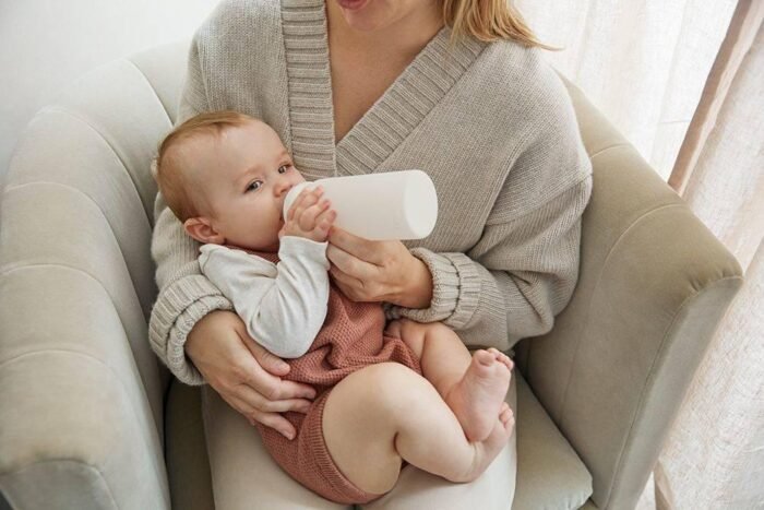 Elodie Details - Стеклянная бутылочка для кормления - Vanilla White - Зображення 2