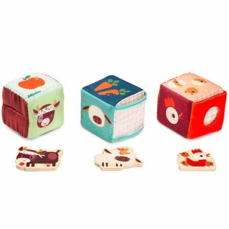 Набір м'яких кубиків Lilliputiens Ферма (83272) - Зображення 2