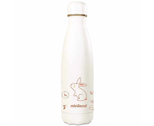 4b2c57d4e643aa5a06b2f9e886ea52bd Термобутылочка Miniland Natur bottle bunny - Зображення 1
