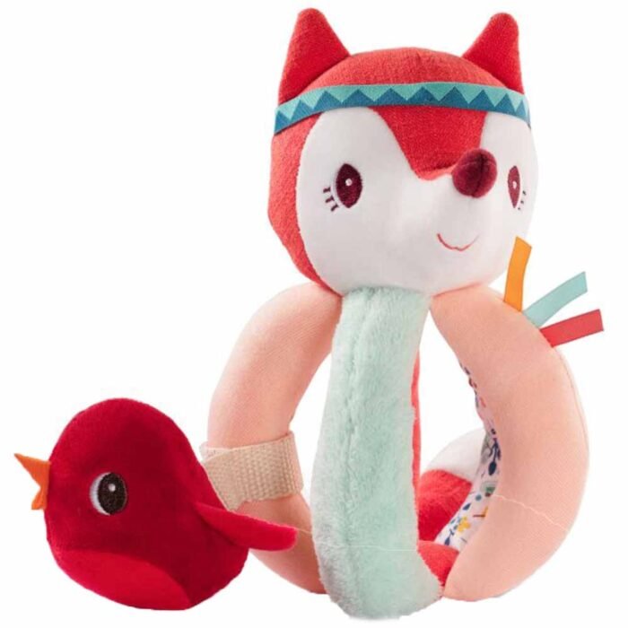 Брязкальце з ручками Lilliputiens Лисичка Аліса (83369) - Зображення 2