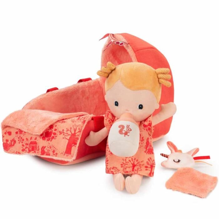 70e59c531001aca8a4fb5c59fed116d1 М'яка лялька в колисці Lilliputiens Ліна (83375) - Зображення 1