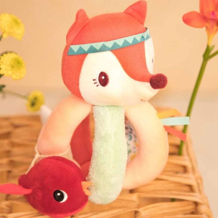 Брязкальце з ручками Lilliputiens Лисичка Аліса (83369) - Зображення 3