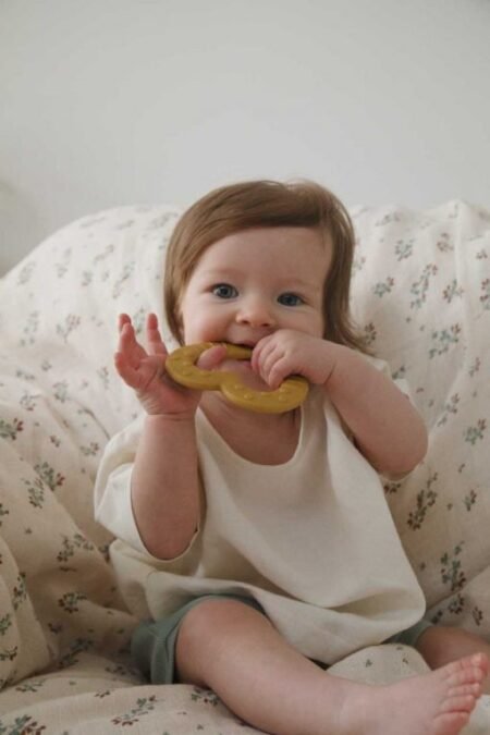 Іграшки-прорізувачі 3100254 BIBS Baby Bitie Heart Mustard - Зображення 2