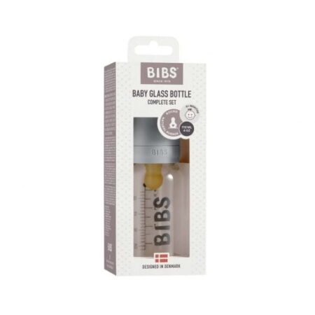 Скляна пляшечка для годування 5013223 BIBS Baby Glass Bottle Complete Set