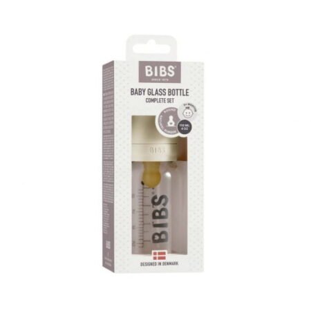 Скляна пляшечка для годування 5013216 BIBS Baby Glass Bottle Complete Set