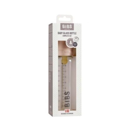 Скляна пляшечка для годування 5014244 BIBS Baby Glass Bottle Complete Set