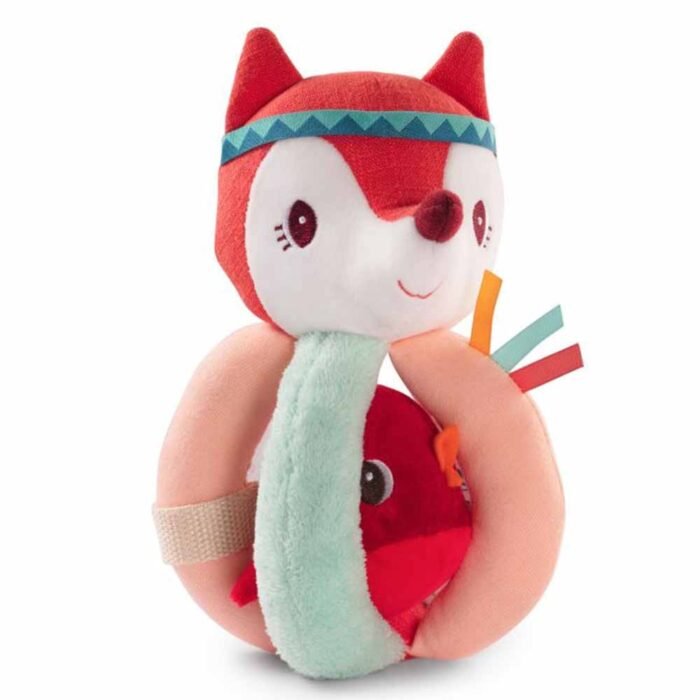 Брязкальце з ручками Lilliputiens Лисичка Аліса (83369) - Зображення 1