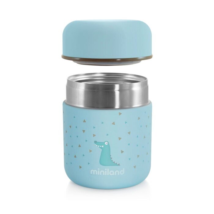Термос пищевой голубой SILKY FOOD THERMOS MINI BLUE 280ML - Зображення 2