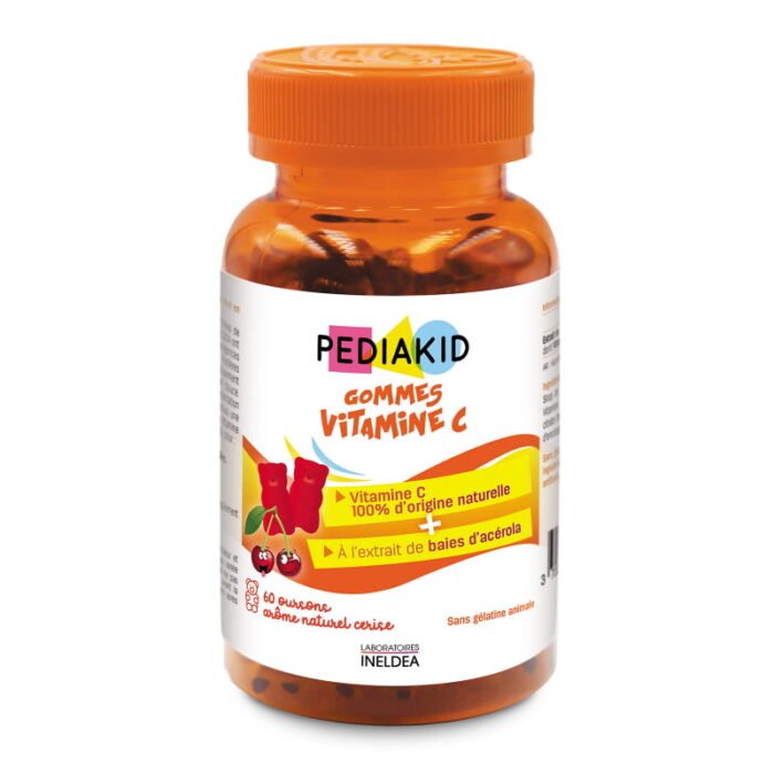 pediakid-vitamin-s-vedmezhujki-gommes-vitamine-c-60-zhuvalnikh-vitaminiv PEDIAKID Ведмежуйки ВІТАМІН C НАТУРАЛЬНИЙ / GOMMES - Зображення 1