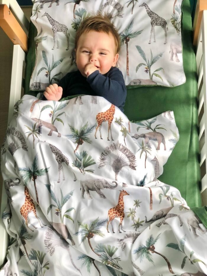 Дитяча постільна білизна в ліжечко Сафарі - Зображення 2