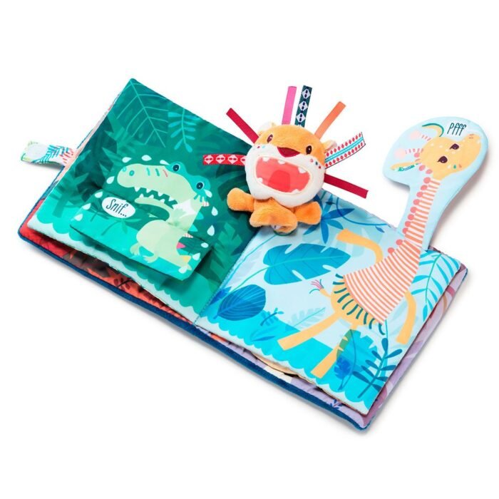 Розвиваюча м'яка книга Lilliputiens «Лев Джек ричить!» (83081) - Зображення 3