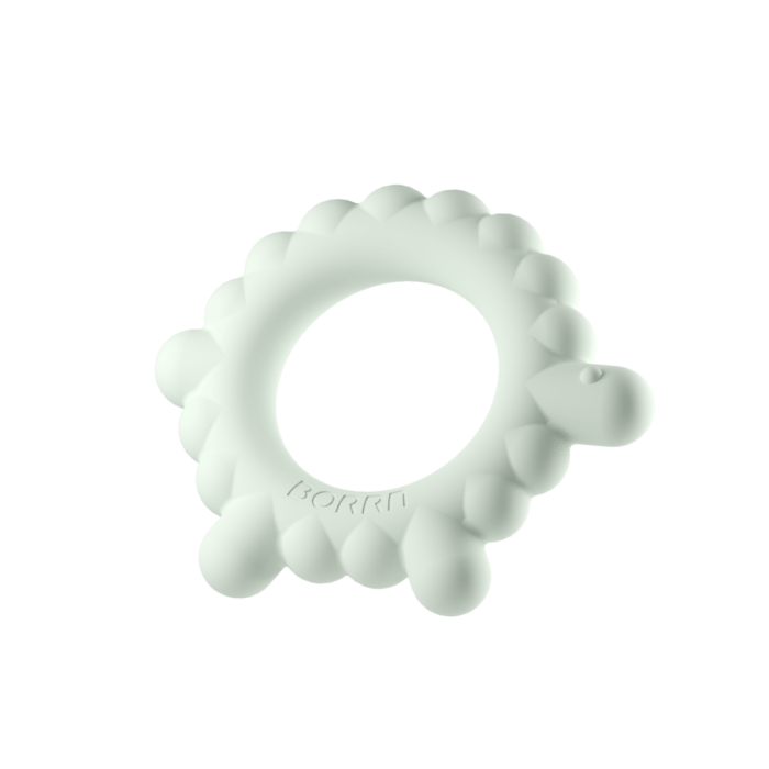 Силіконовий прорізувач - Овечка, колір злений - Зображення 1