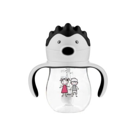 Поїльник з трубочкою 250 мл чорний