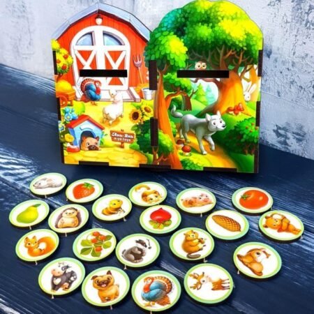 Сортер - комодик *Дикі та домашні тварини* - Зображення 2