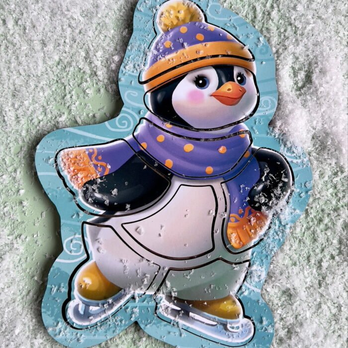 Контурний пазл *Пінгвін* - Зображення 1