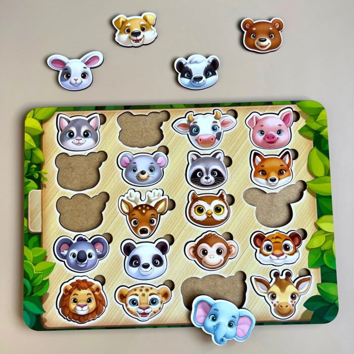 Пазл-сортер *Мордочки* - Зображення 1