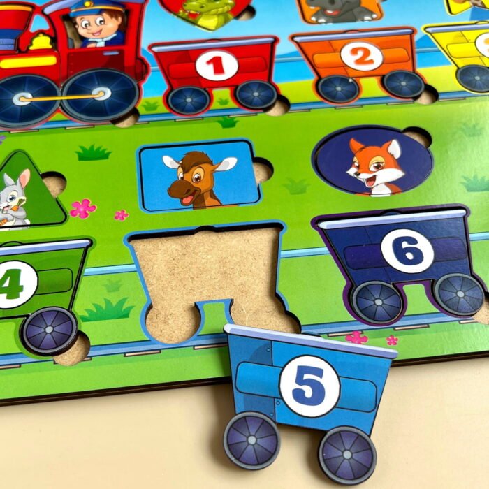 Сортер *Паровоз - геометричні фігури* - Зображення 2