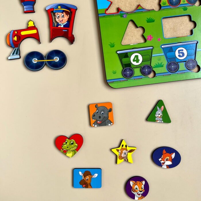 Сортер *Паровоз - геометричні фігури* - Зображення 3