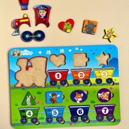 Сортер *Паровоз - геометричні фігури*