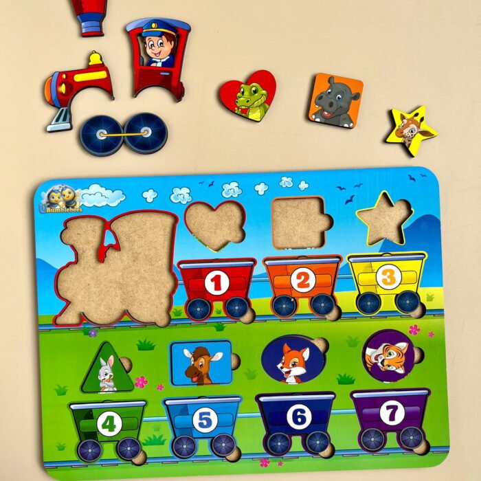 Сортер *Паровоз - геометричні фігури* - Зображення 1