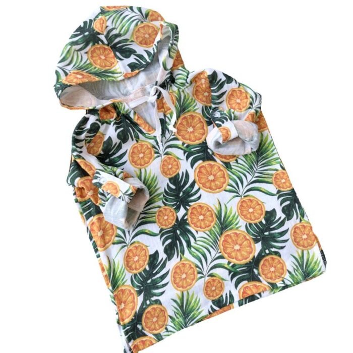 9-24 міс / 68-86 см Туніка муслінова Мандарини - Зображення 1