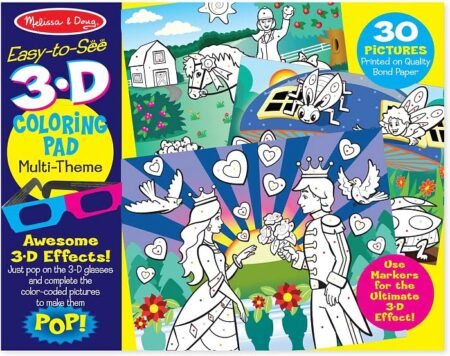 3D розмальовка по крапкам для дівчаток Melissa&Doug (MD9963)