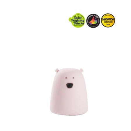 Маленький силіконовий рожевий ведмедик