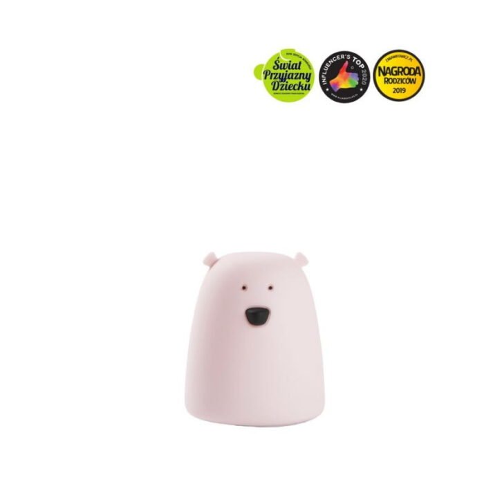 Маленький силіконовий рожевий ведмедик - Зображення 1