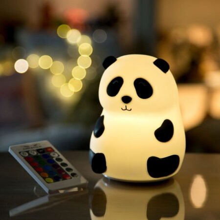 Силіконовий світильник *Панда* з динаміком біла - Зображення 2