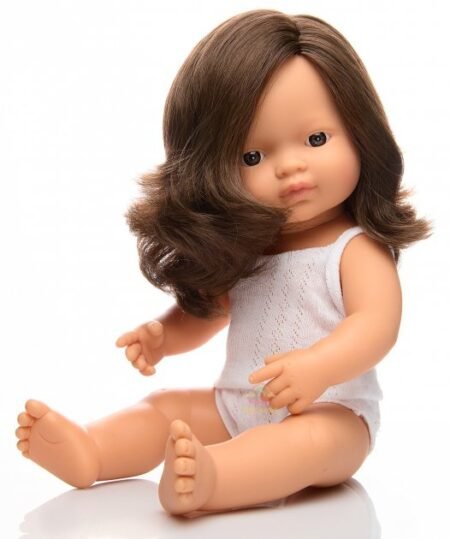 Кукла-пупс 38 см в белье, девочка шатенка  Miniland - Зображення 2