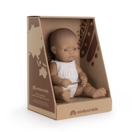 Кукла-пупс 32 см в белье , девочка-испанка Miniland