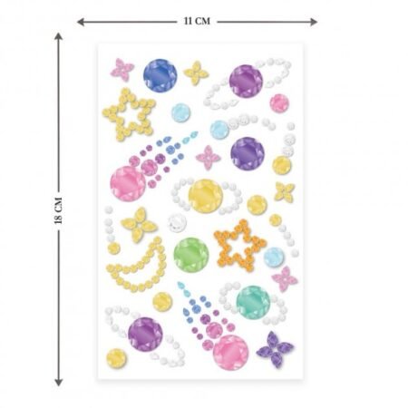 6004181 Набір наліпок, діамантові стрази *Галактика* - Зображення 3